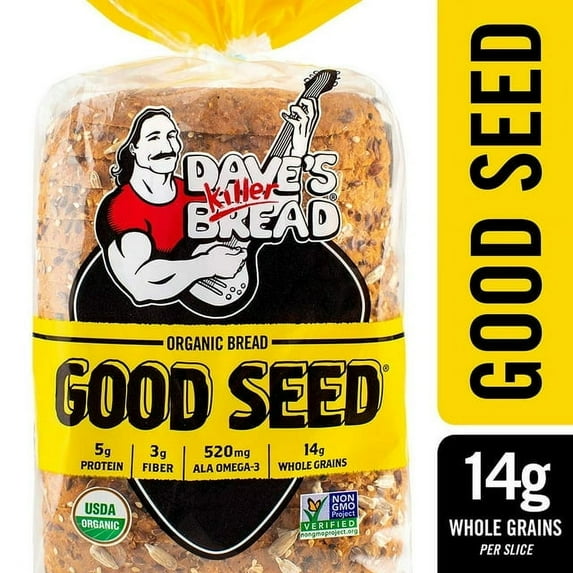 Dave's Killer Bread Good Seed Organic Whole Grain Bread 27 oz (Pack of 4)