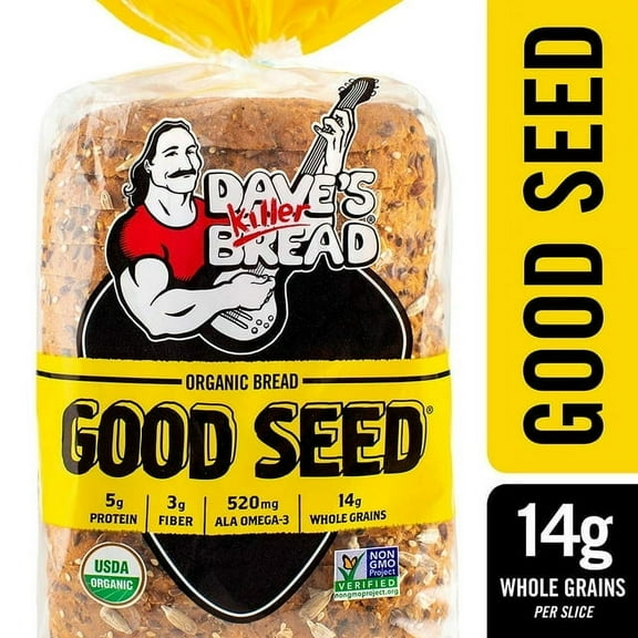 Dave's Killer Bread Good Seed Organic Whole Grain Bread 27 oz (Pack of 4)