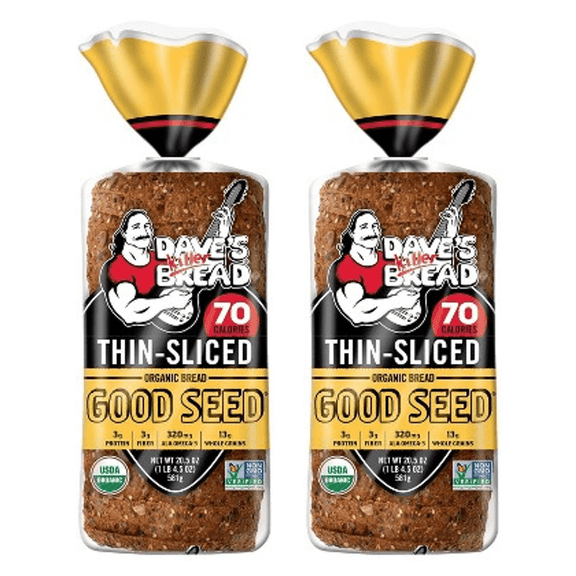 Dave's Killer Bread - Organic - Good Seed, Thin-Sliced - 2 Loaves