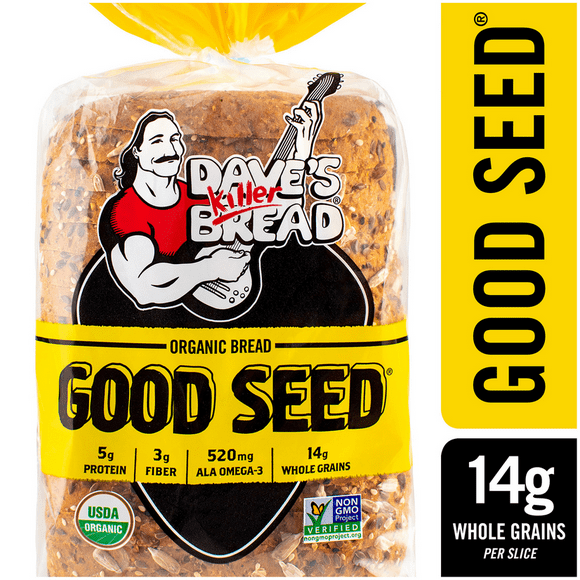 Dave's Killer Bread Good Seed, Whole Grain Organic Bread Loaf, 27 Oz, Shelf-Stable