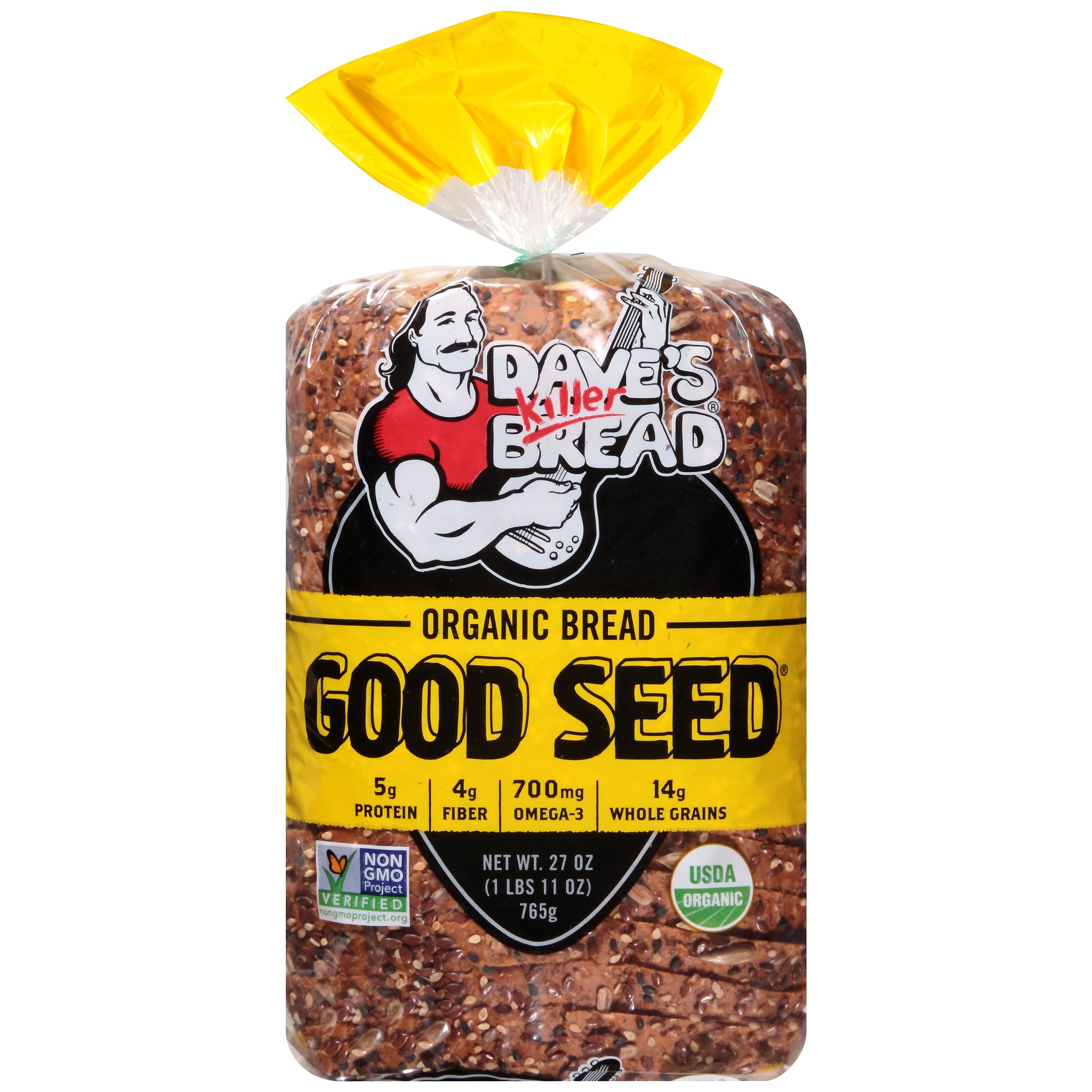 Dave's Killer Bread Good Seed Whole Grain Organic Bread Loaf, 27 oz