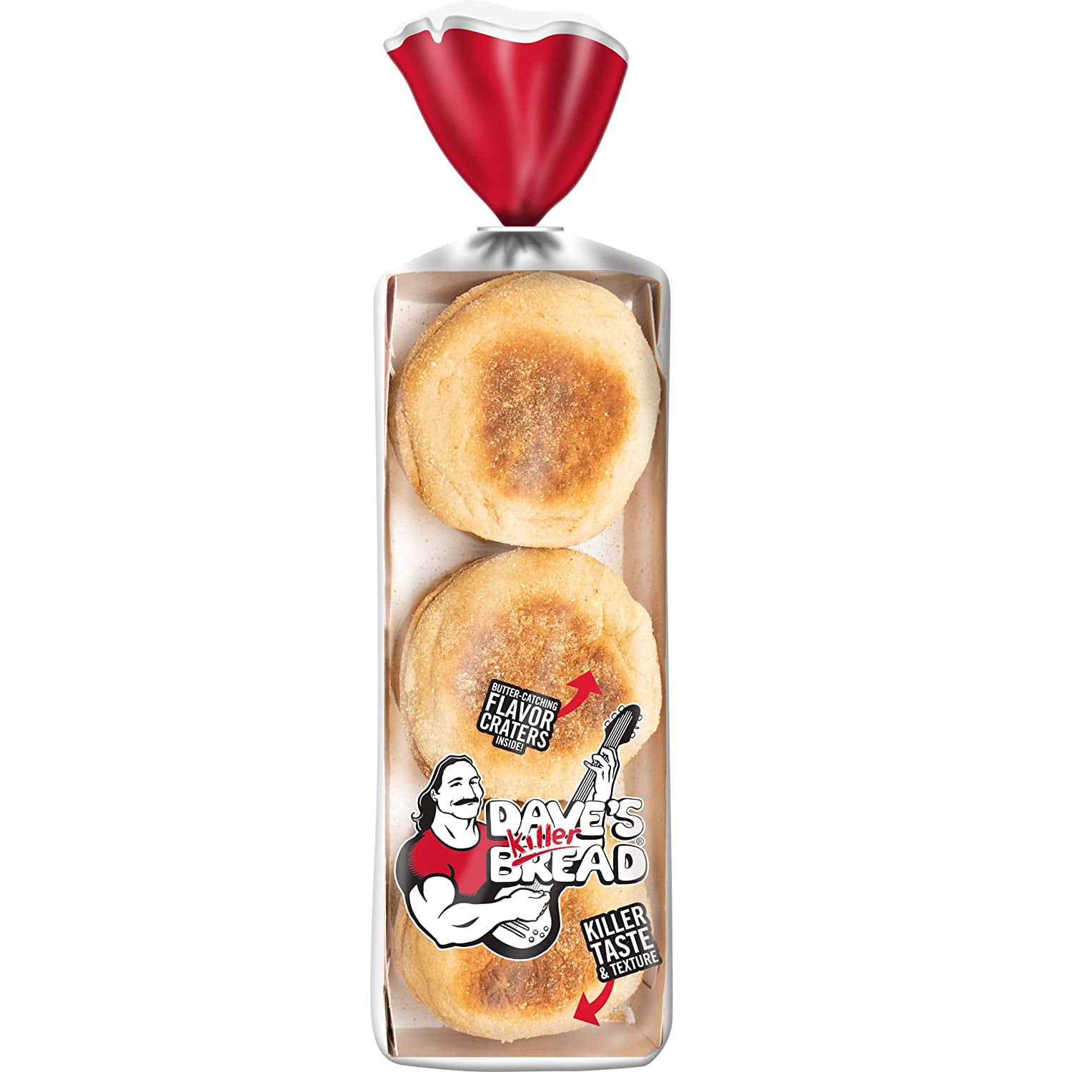 Dave's Killer Bread Killer Classic English Muffins, Organic English Muffins, 6 Count