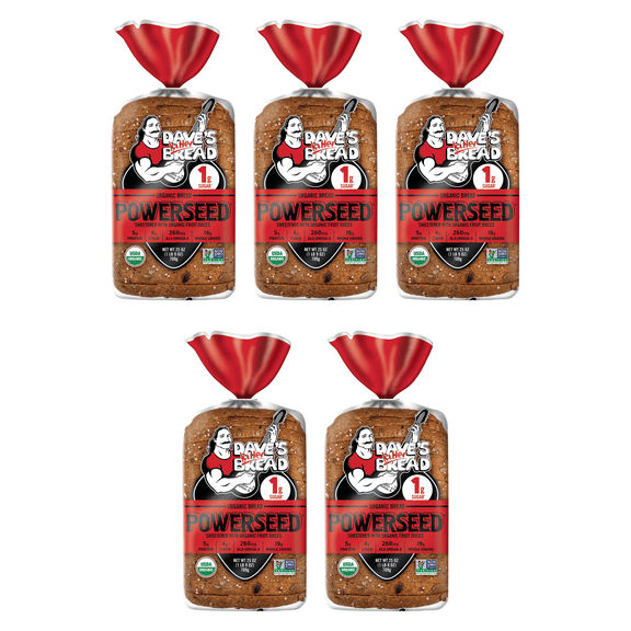 Dave's Killer Bread Powerseed Organic Bread 25 oz. Loaf -Pack Of 5
