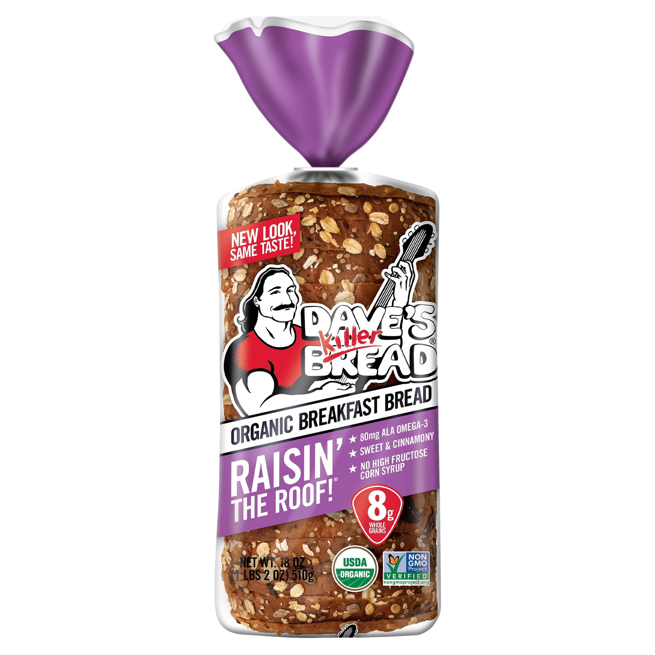 Dave's Killer Bread - Organic Raisin' the Roof! Cinnamon Raisin Sliced ...