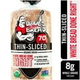 thumbnail image 1 of Dave's Killer Bread White Bread Done Right Thin-Sliced Organic Bread 20.5 oz (Pack of 6), 1 of 3