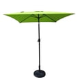 thumbnail image 1 of Davee 6.5ft Square Lime Green Color Market Umbrella with Stand/Base, 1 of 4