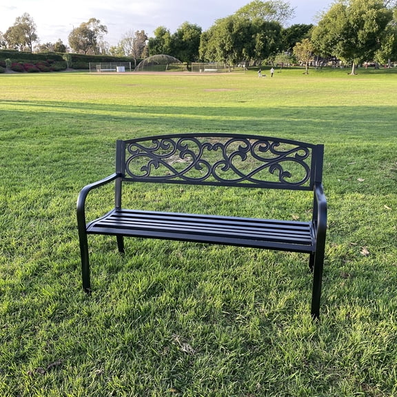 Davee Furnture Metal Garden Bench