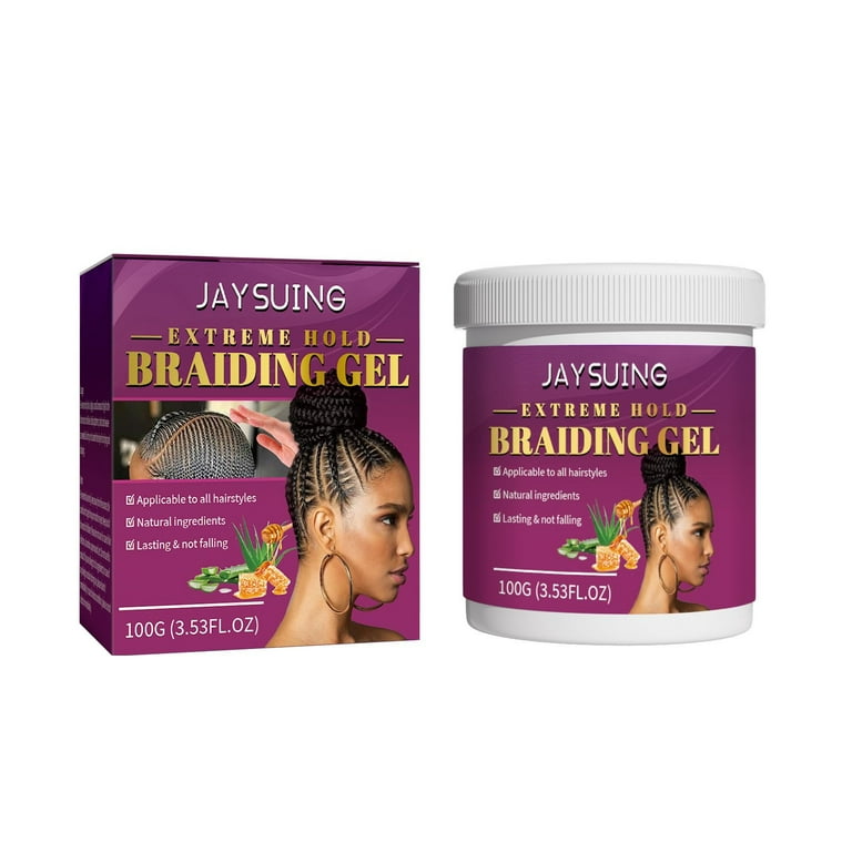 Daveitl EXTREME HOLD BRAIDING GEL,Hair Braid Gel Maintains A Stunning Smell  No Flake Long Lasting, Natural Hair Care Product With A 