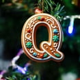 thumbnail image 1 of Daveitl Personalized DIY Acrylic Christmas Letter Ornament, Gingerbread‑Style Alphabet Hanging Pendant for Xmas Tree Home Decor, 1 Piece, 3.15 Inch, 1 of 5