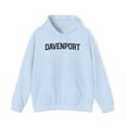 thumbnail image 1 of Davenport Iowa IA Local Moving Away Hoodie, Gifts, Hooded Sweatshirt, 1 of 4