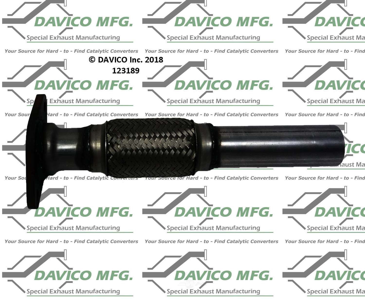 Davico Mfg 123189 Exact-Fit Exhaust Pipe
