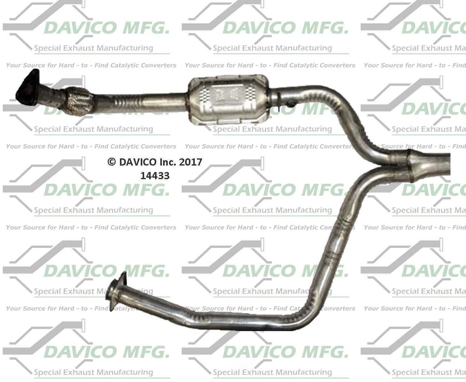 Davico Mfg 14433 Direct-Fit Catalytic Converter