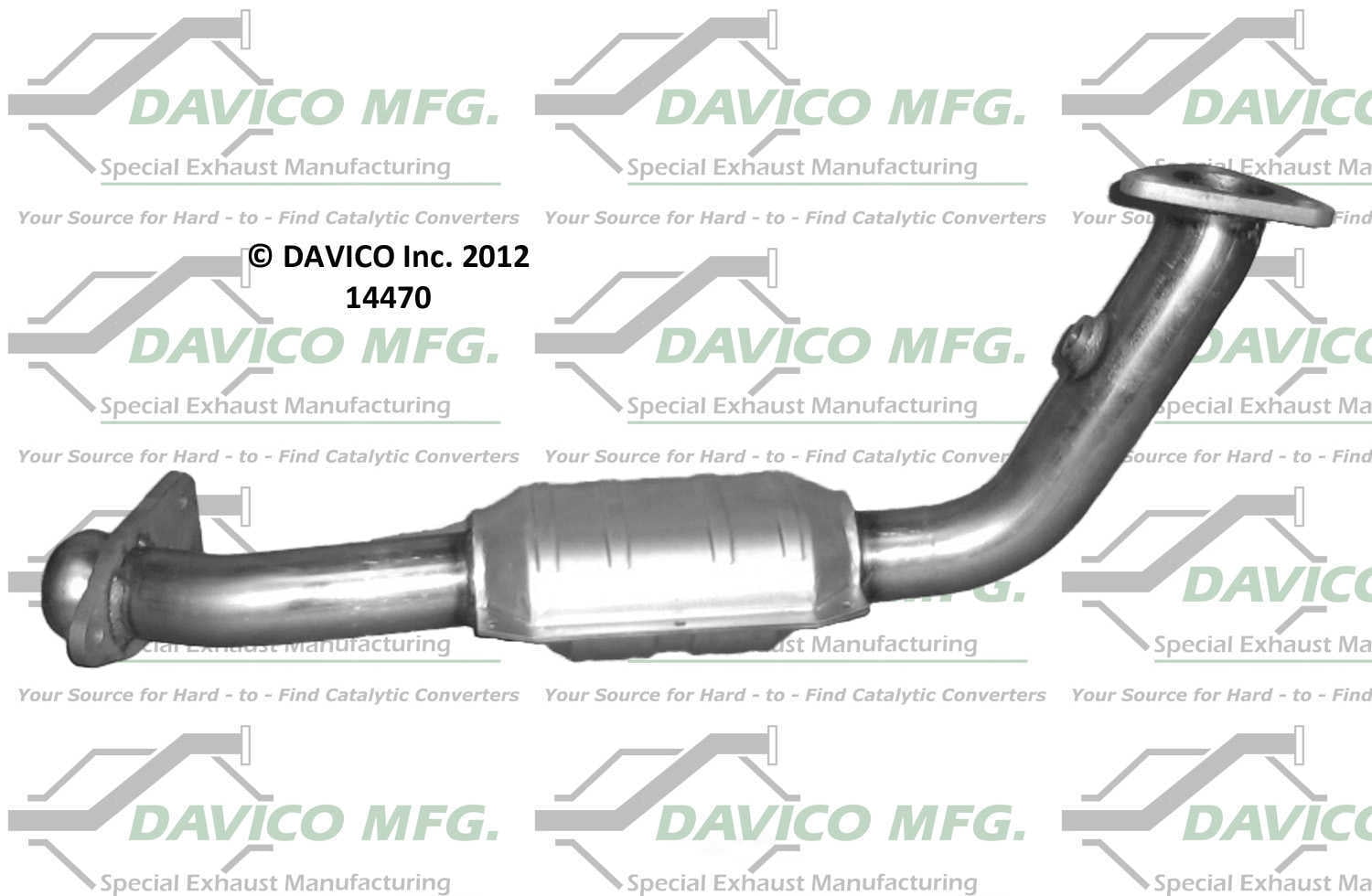 Davico Mfg 14470 Direct-Fit Catalytic Converter