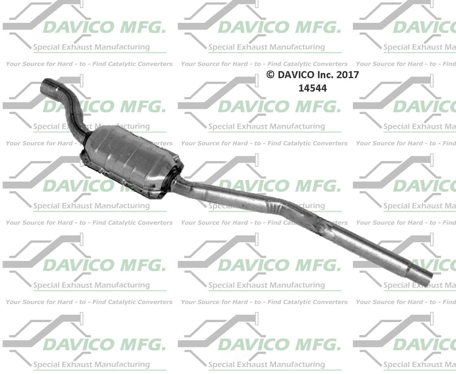 Davico Mfg 14544 Direct-Fit Catalytic Converter