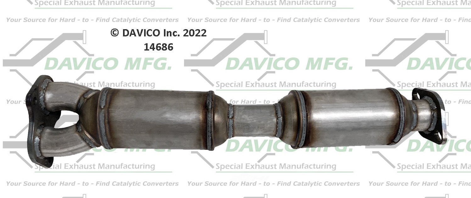 Davico Mfg 14686 Direct-Fit Catalytic Converter
