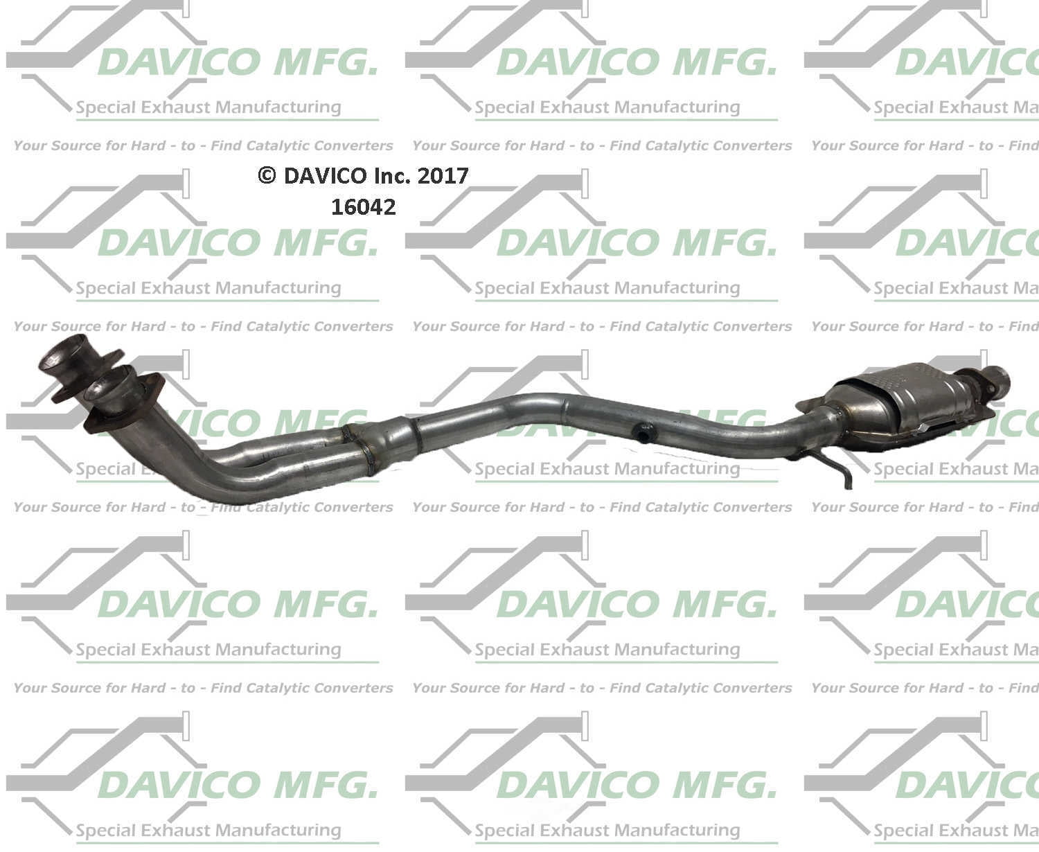 Davico Mfg 16042 Direct-Fit Catalytic Converter
