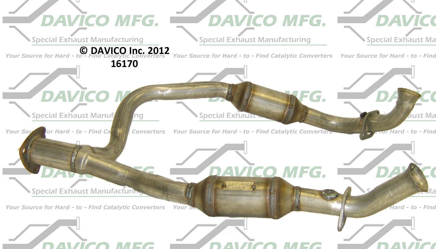 Davico Mfg 16170 Direct-Fit Catalytic Converter