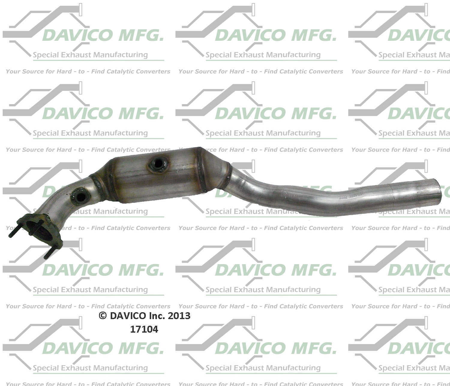 Davico Mfg 17104 Direct-Fit Catalytic Converter