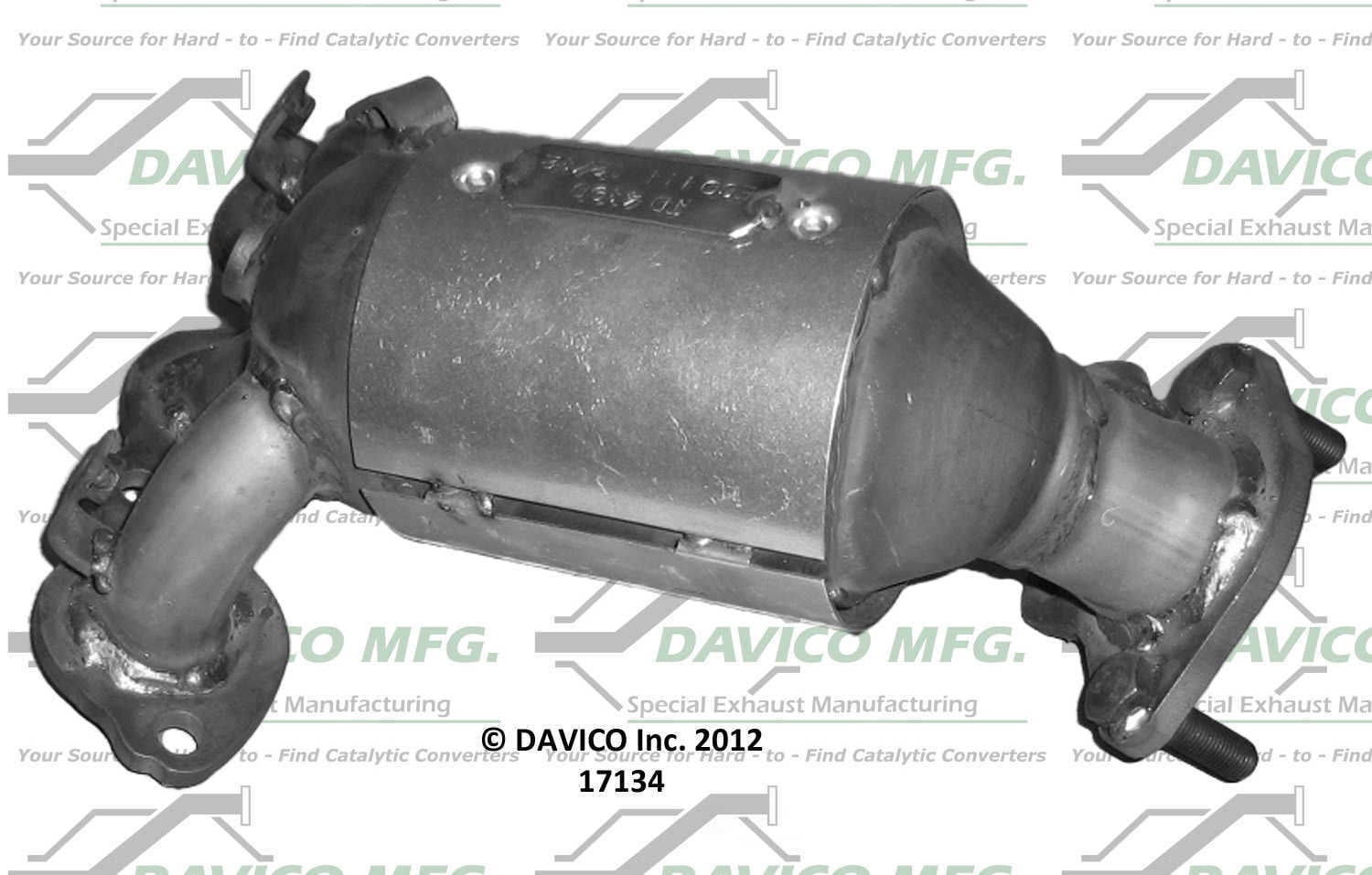 Davico Mfg 17134 Direct-Fit Catalytic Converter - Manifold