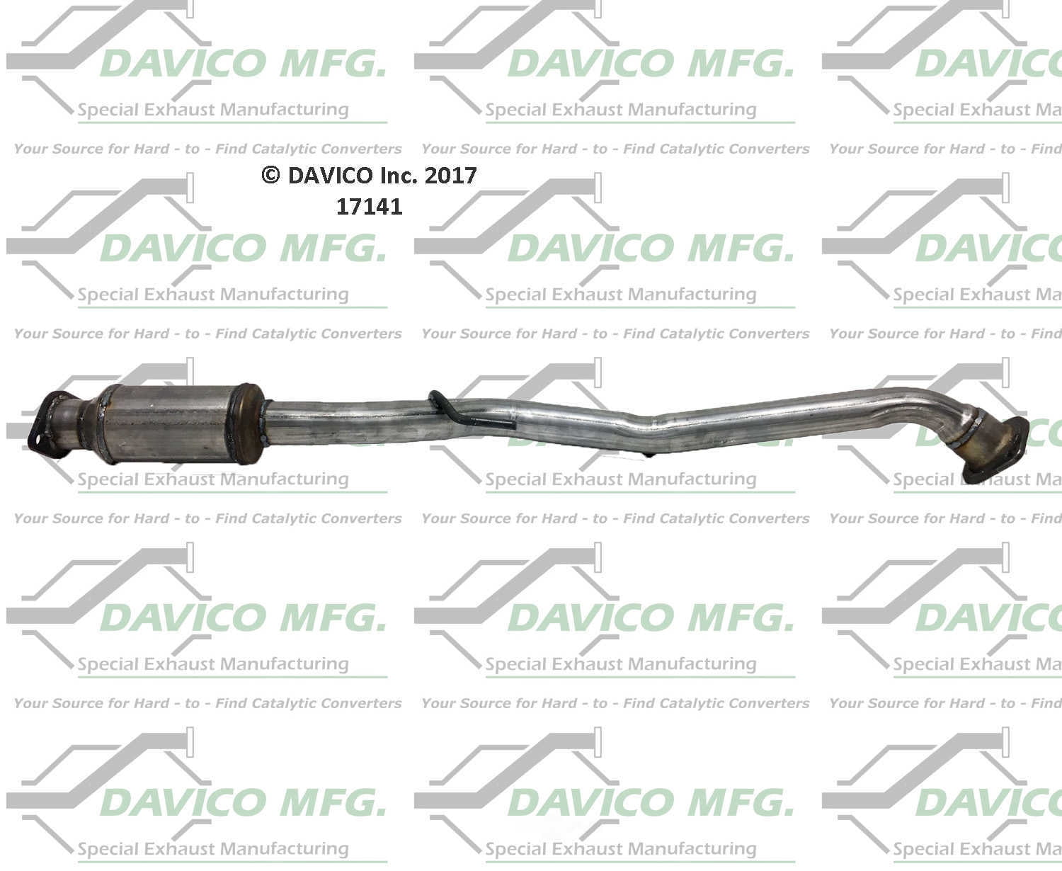 Davico Mfg 17141 Direct-Fit Catalytic Converter