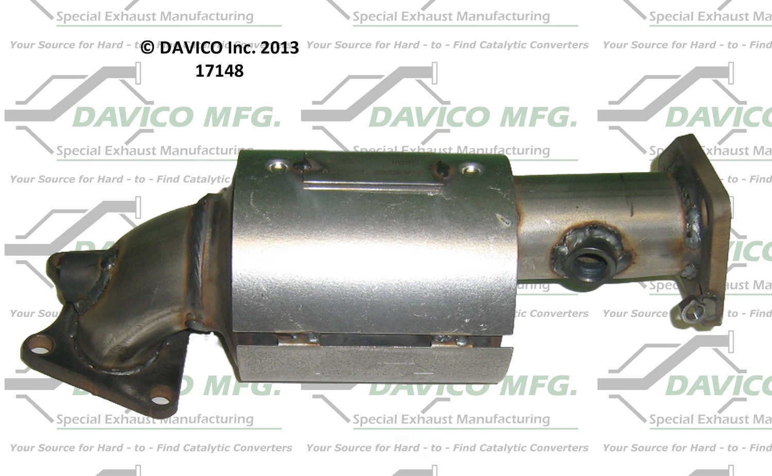 Davico Mfg 17148 Direct-Fit Catalytic Converter - Manifold