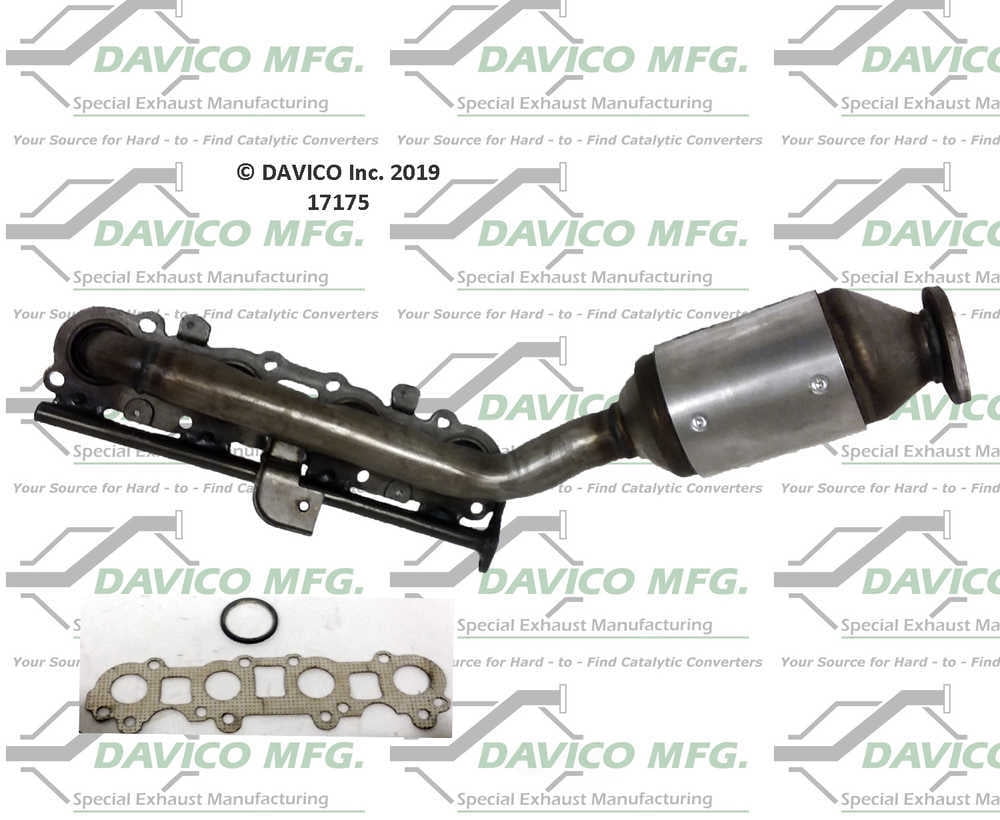 Davico Mfg 17175 Direct-Fit Catalytic Converter