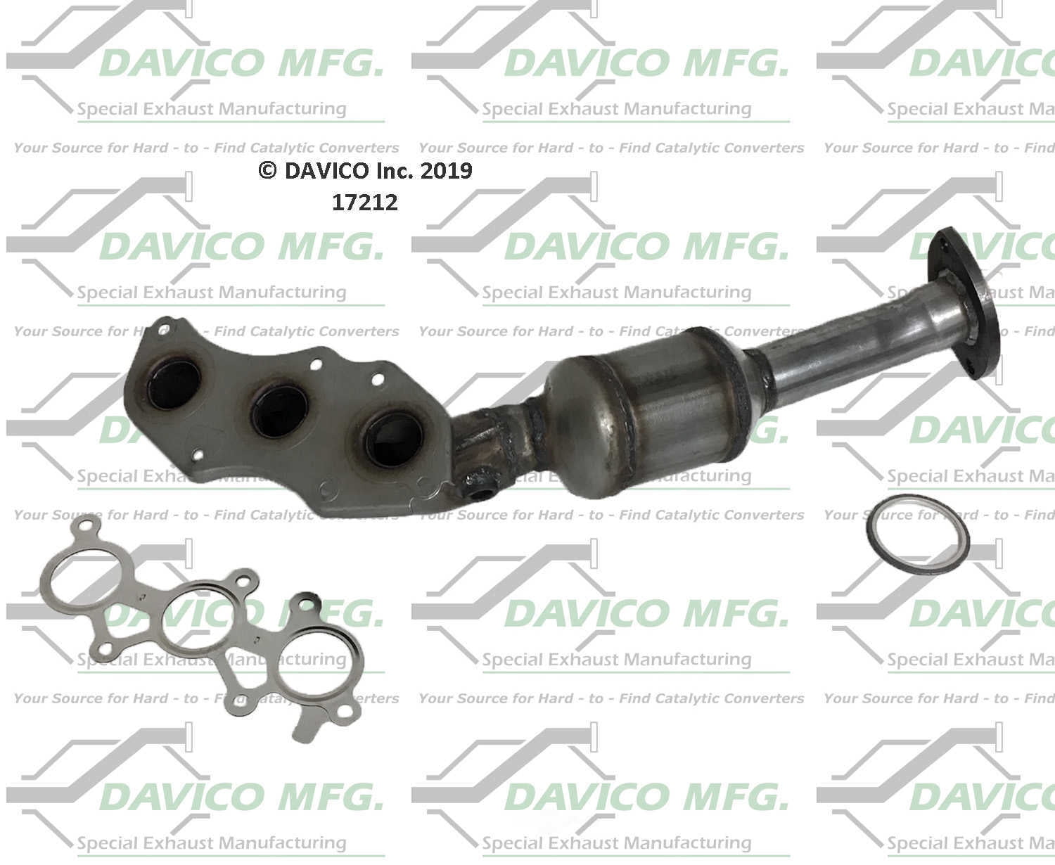 Davico Mfg 17212 Direct-Fit Catalytic Converter