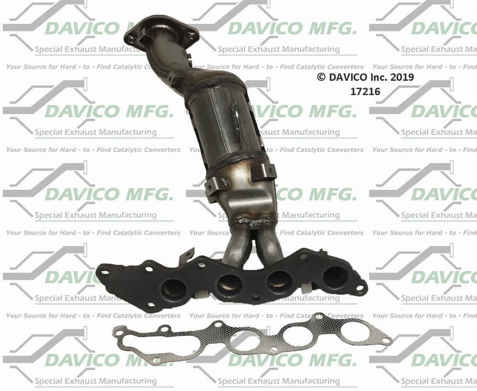 Davico Mfg 17216 Direct-Fit Catalytic Converter - Manifold