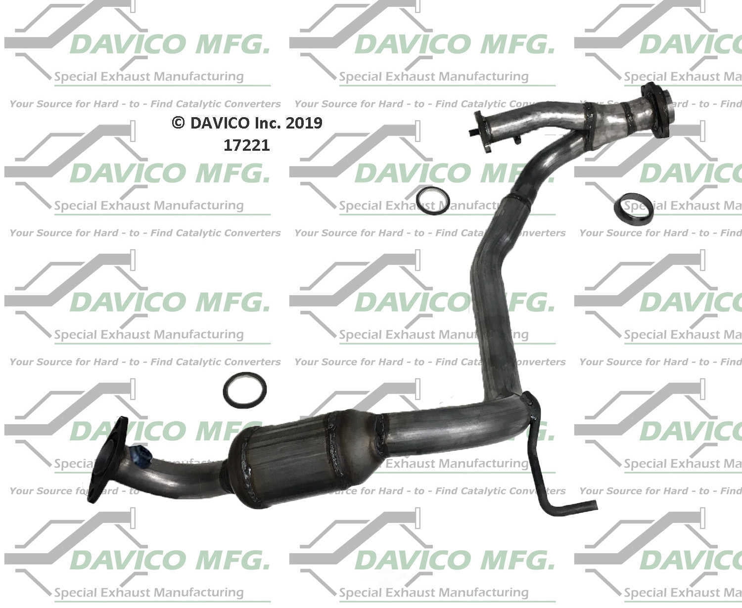 Davico Mfg 17221 Direct-Fit Catalytic Converter