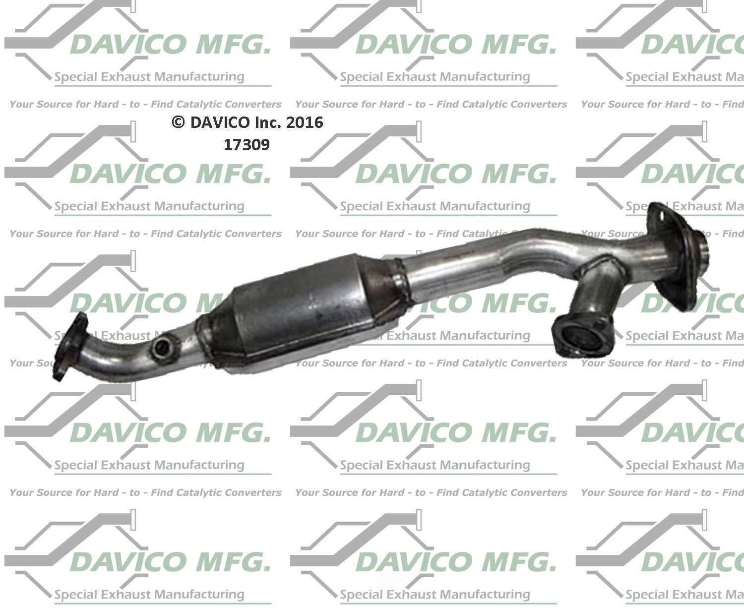 Davico Mfg 17309 Direct-Fit Catalytic Converter