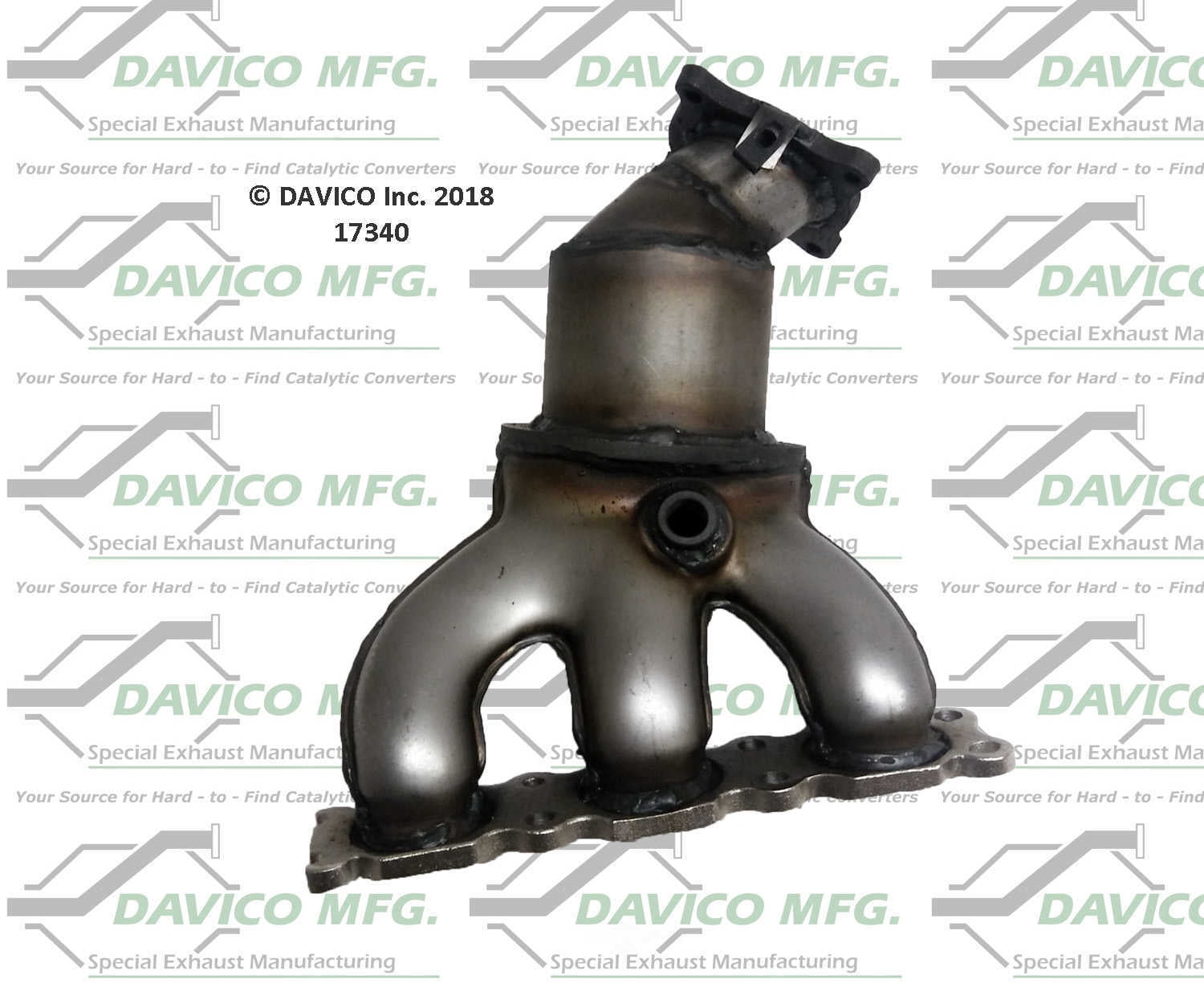 Davico Mfg 17340 Direct-Fit Catalytic Converter