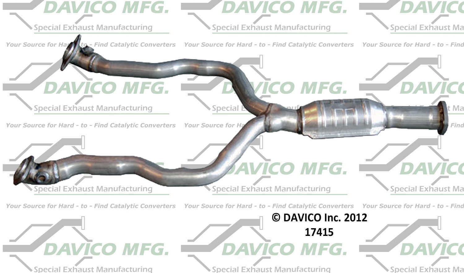 Davico Mfg 17415 Direct-Fit Catalytic Converter