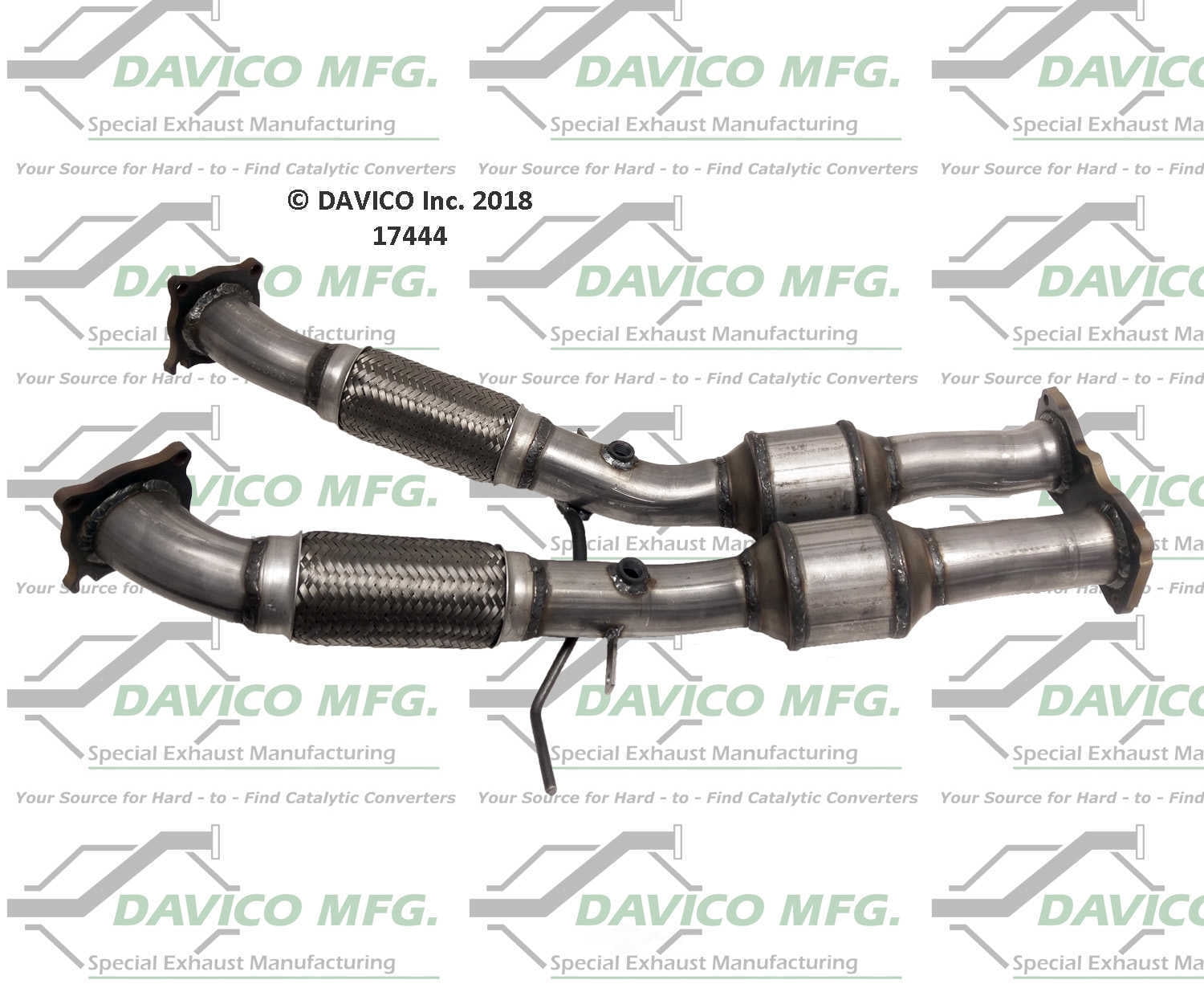 Davico Mfg 17444 Direct-Fit Catalytic Converter