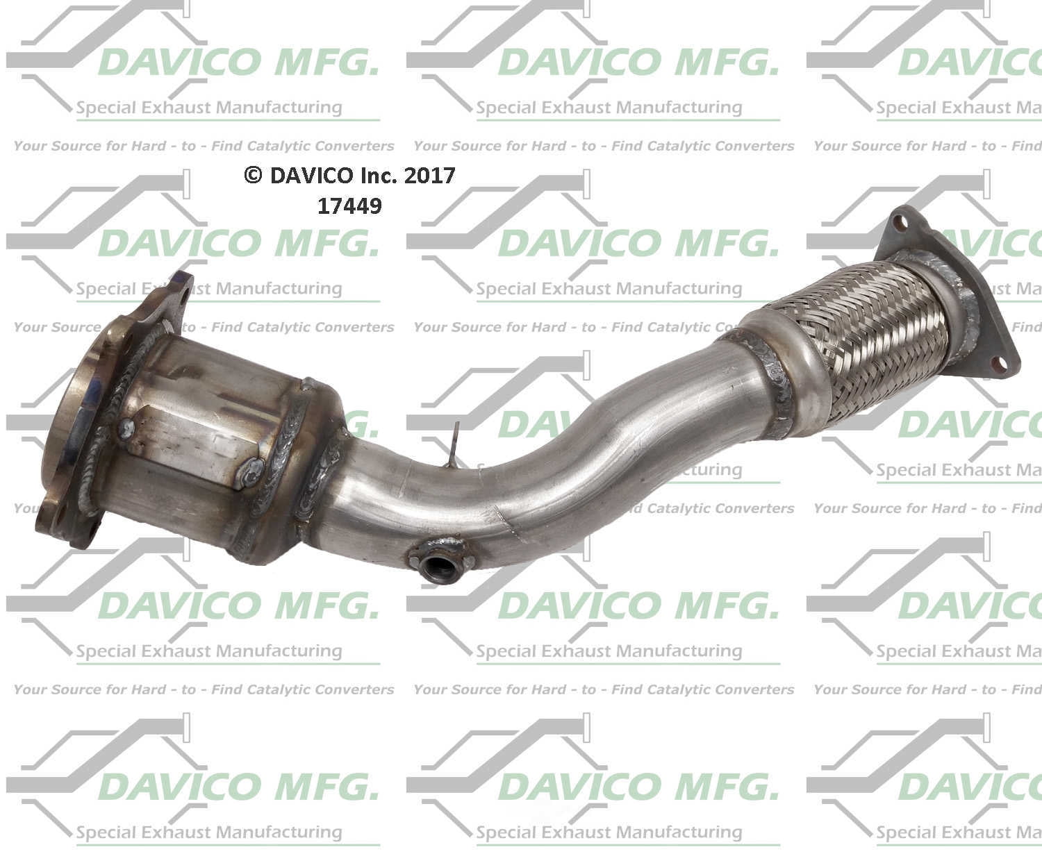 Davico Mfg 17449 Direct-Fit Catalytic Converter