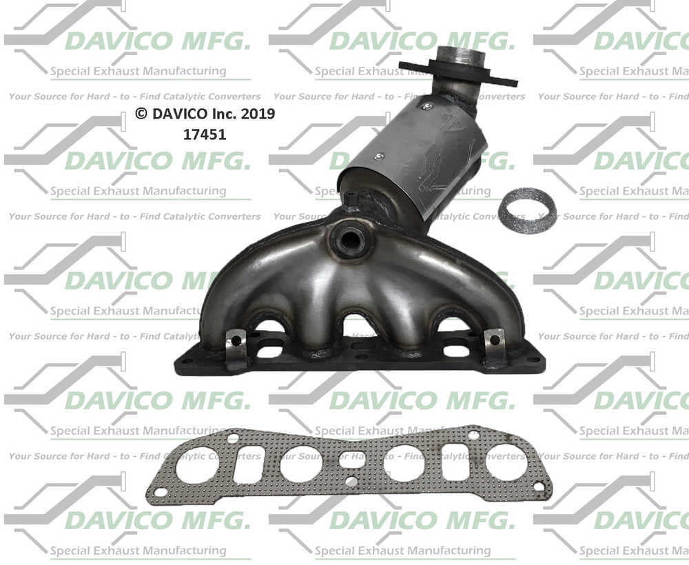 Davico Mfg 17451 Direct-Fit Catalytic Converter