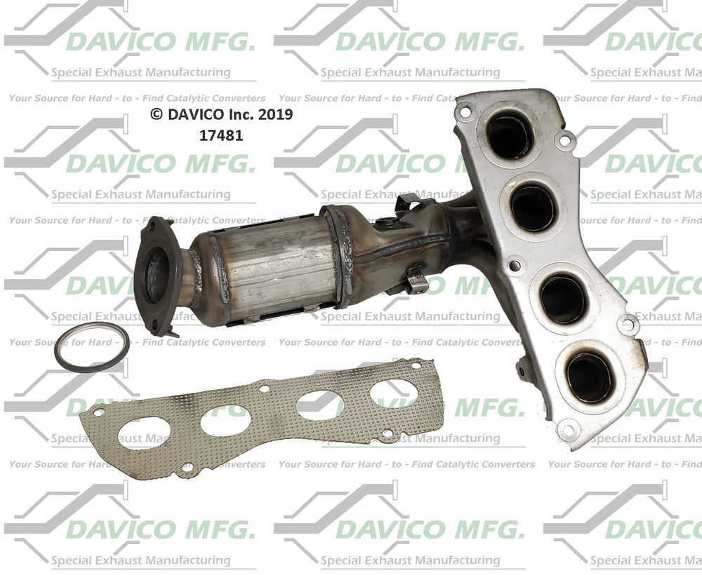 Davico Mfg 17481 Direct-Fit Catalytic Converter