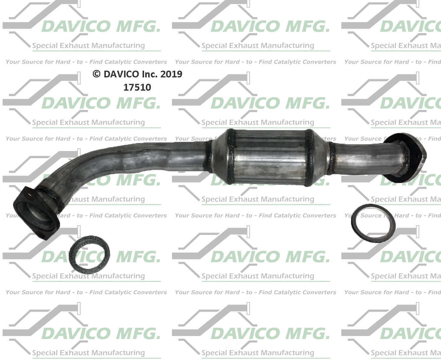 Davico Mfg 17510 Direct-Fit Catalytic Converter