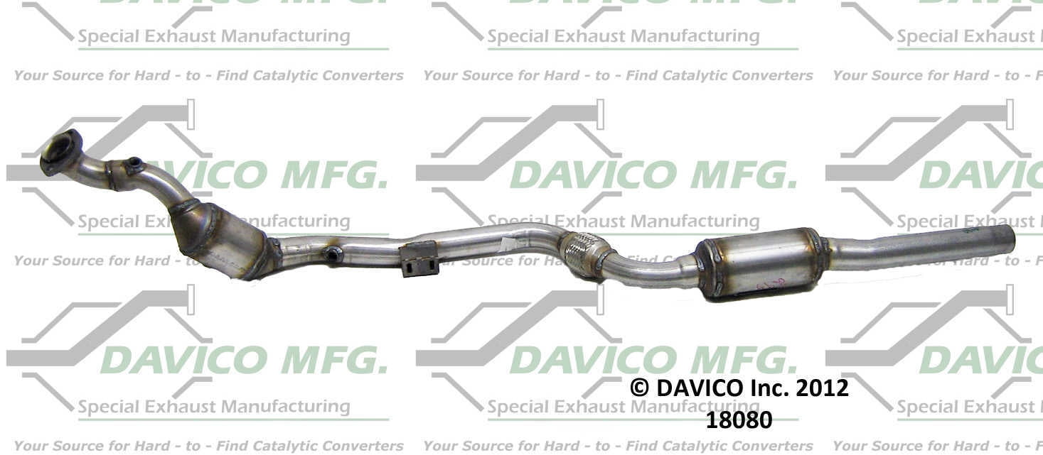Davico Mfg 18080 Direct-Fit Catalytic Converter