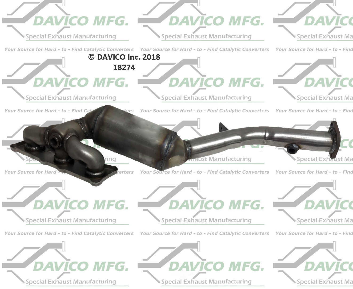 Davico Mfg 18274 Direct Fit Catalytic Converter