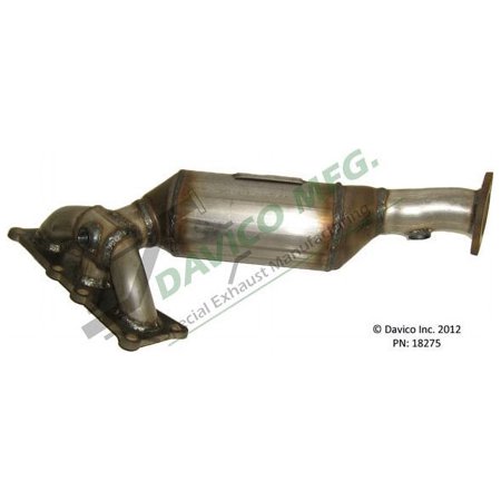 Davico 18275 Catalytic Converter, OE Replacement, Rear Fits select: 2007-2009 BMW 328, 2007-2010 BMW X5