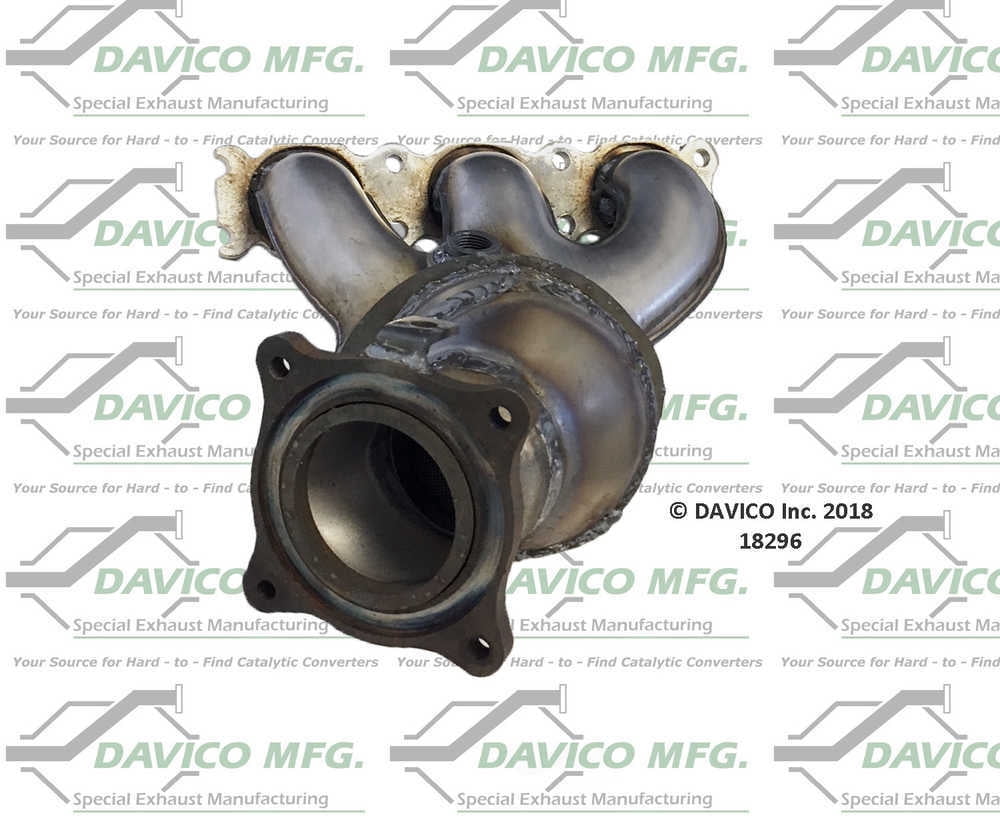 Davico Mfg 18296 Direct-Fit Catalytic Converter - Manifold