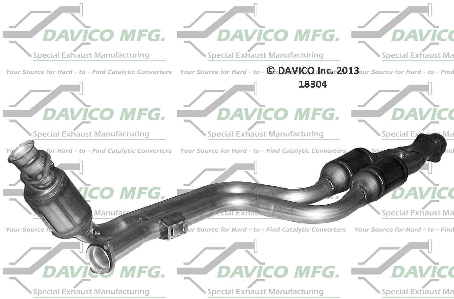 Davico Mfg 18304 Direct-Fit Catalytic Converter