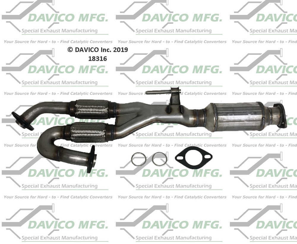Davico Mfg 18316 Direct-Fit Catalytic Converter