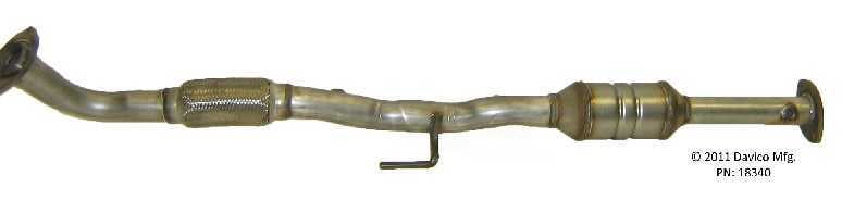 Davico Mfg 18340 Direct-Fit Catalytic Converter