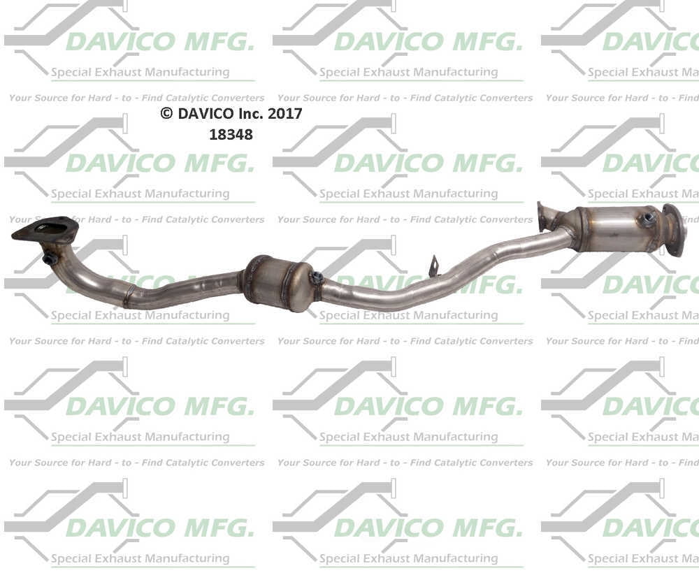 Davico 18348 Catalytic Converter, OE Replacement, Front, Driver Side Fits select: 2004-2005 SUBARU LEGACY