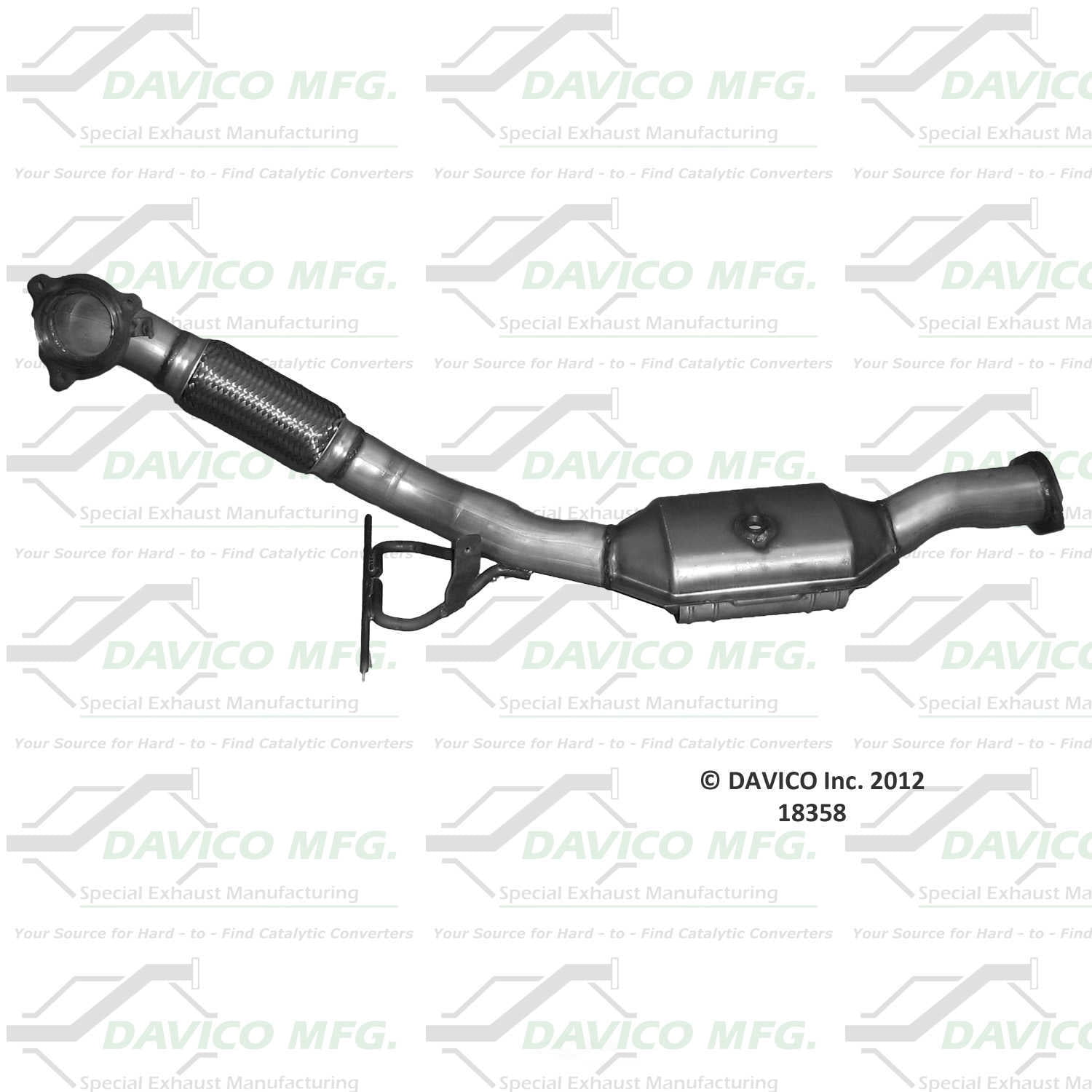 Davico Mfg 18358 Direct-Fit Catalytic Converter