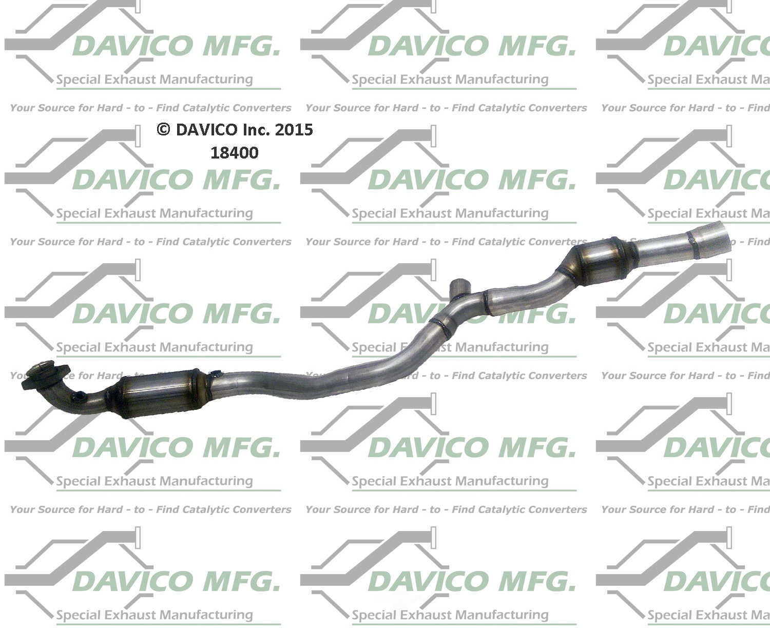 Davico Mfg 18400 Direct-Fit Catalytic Converter