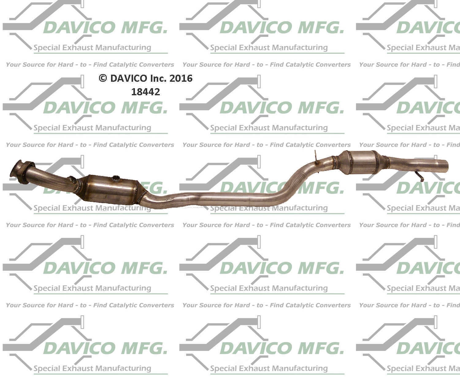 Davico Mfg 18442 Direct-Fit Catalytic Converter