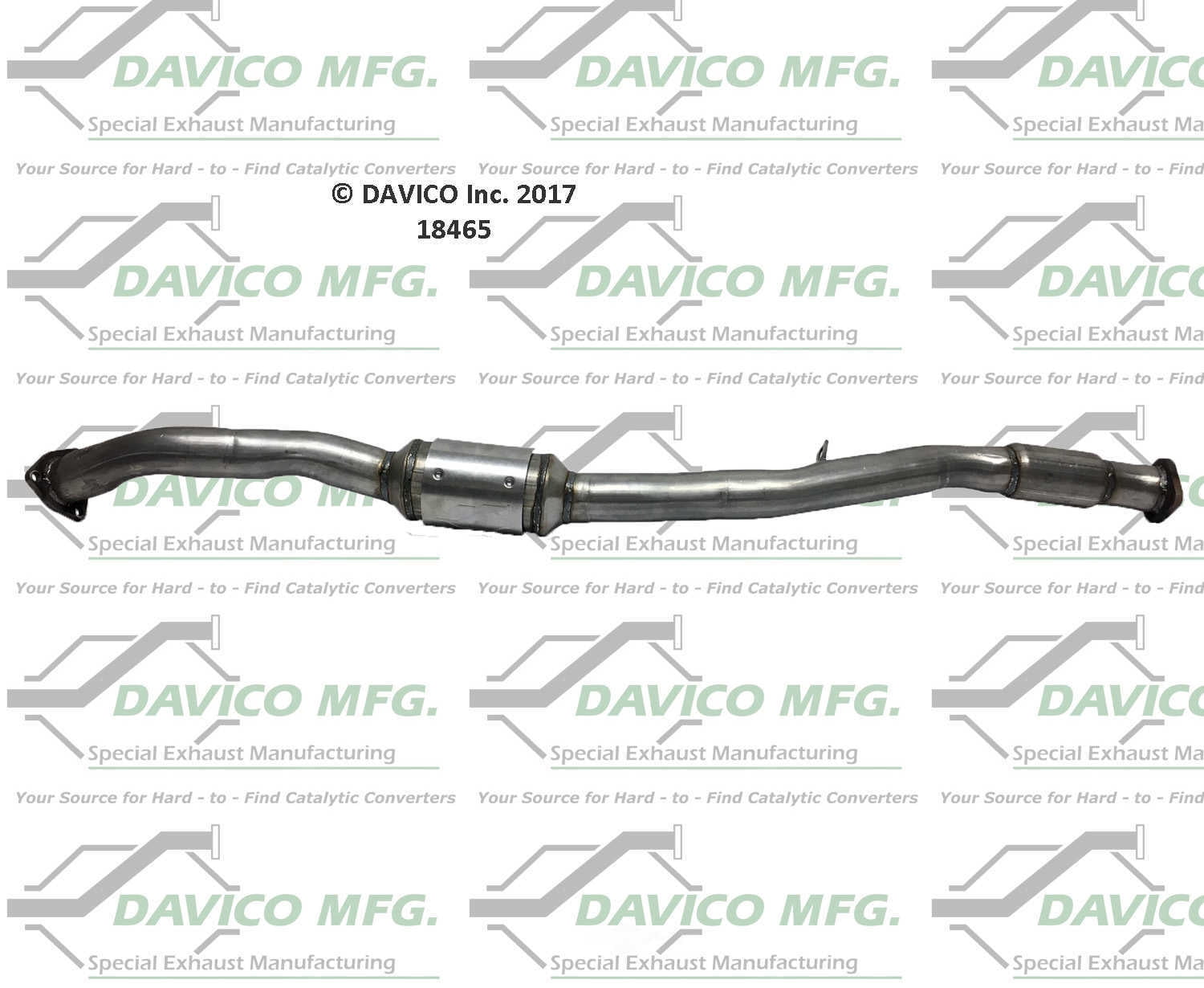 Davico Mfg 18465 Direct-Fit Catalytic Converter