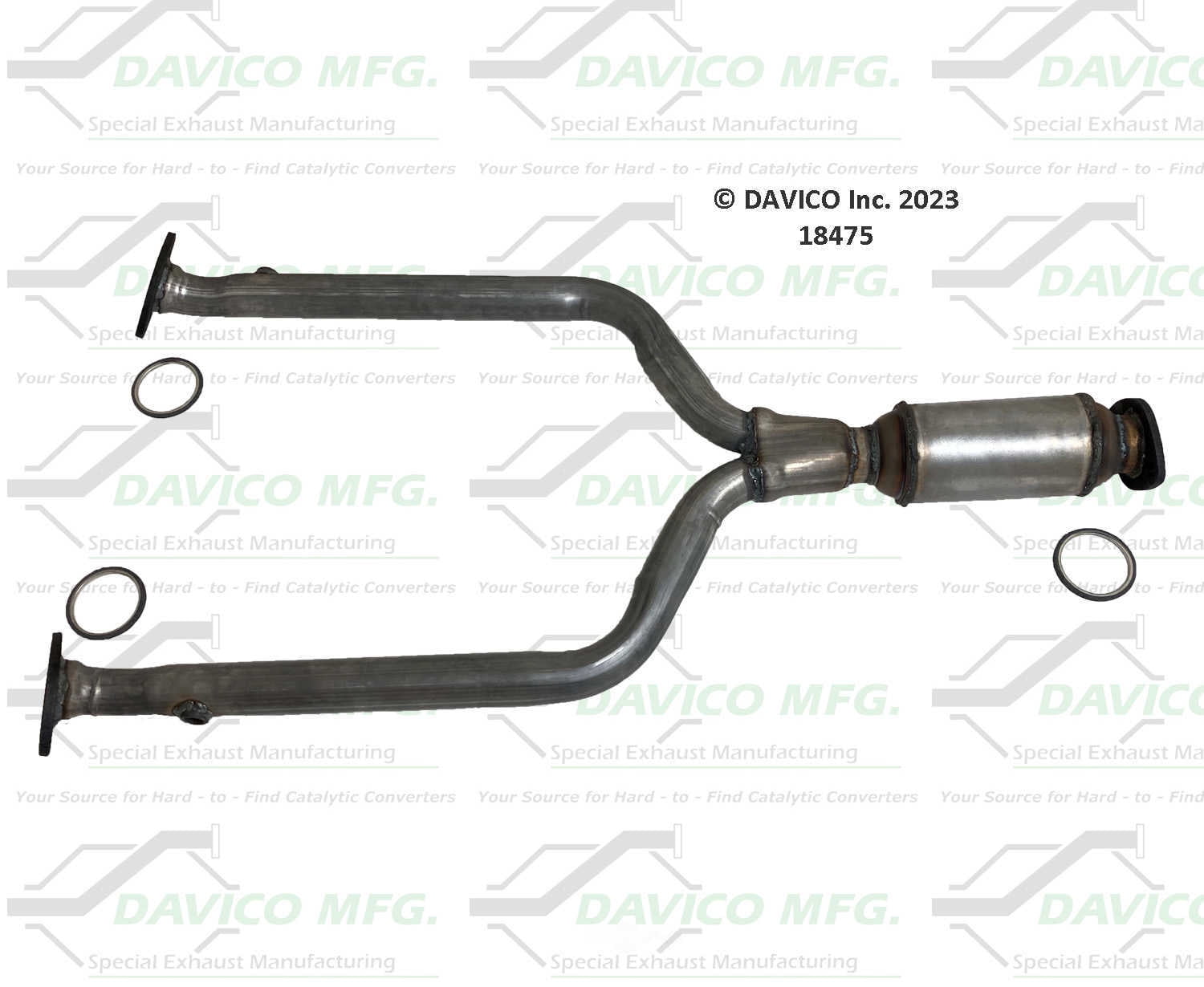 Davico Mfg 18475 Direct-Fit Catalytic Converter